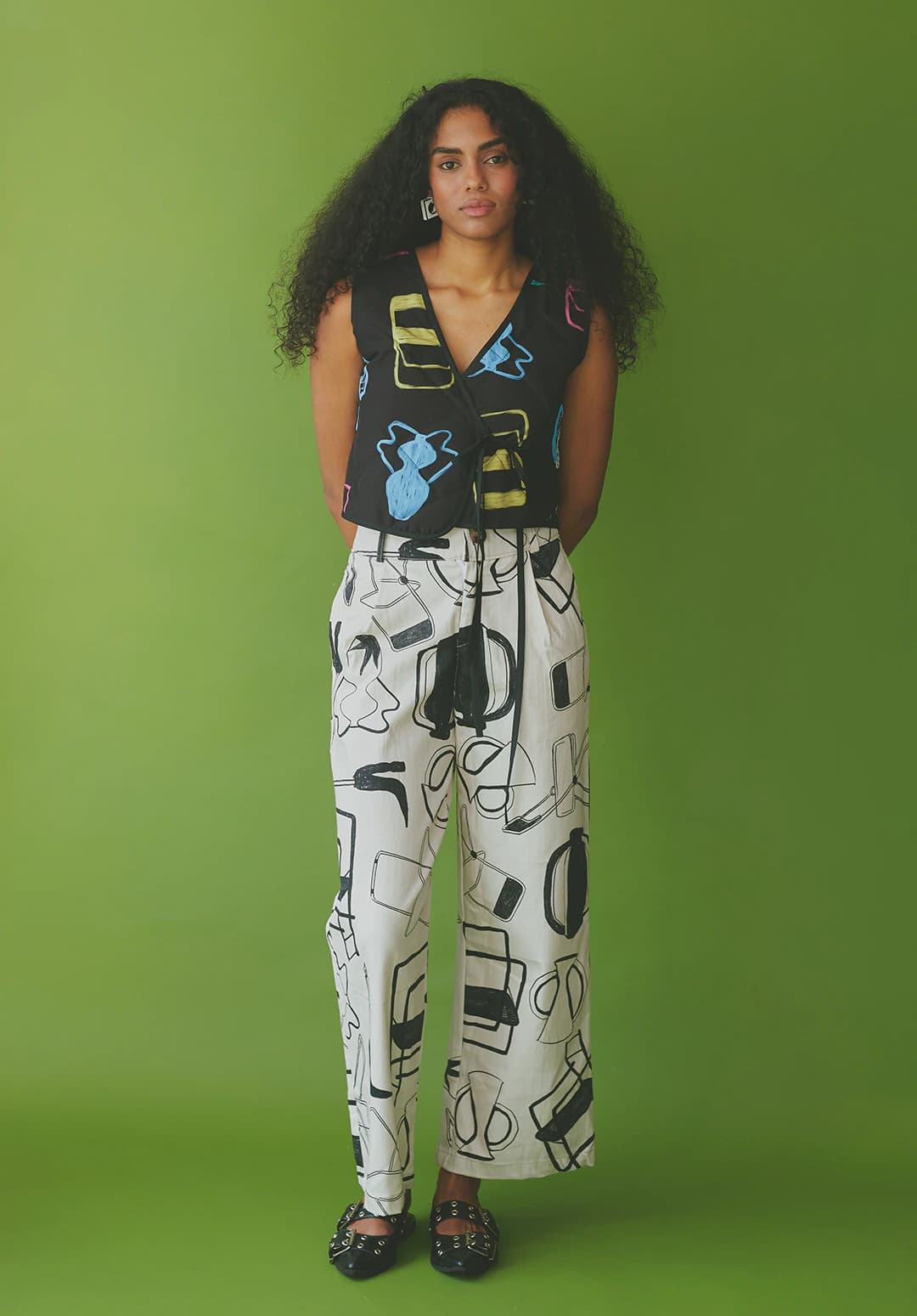 Pantalón Simona Ivory - imagen 1
