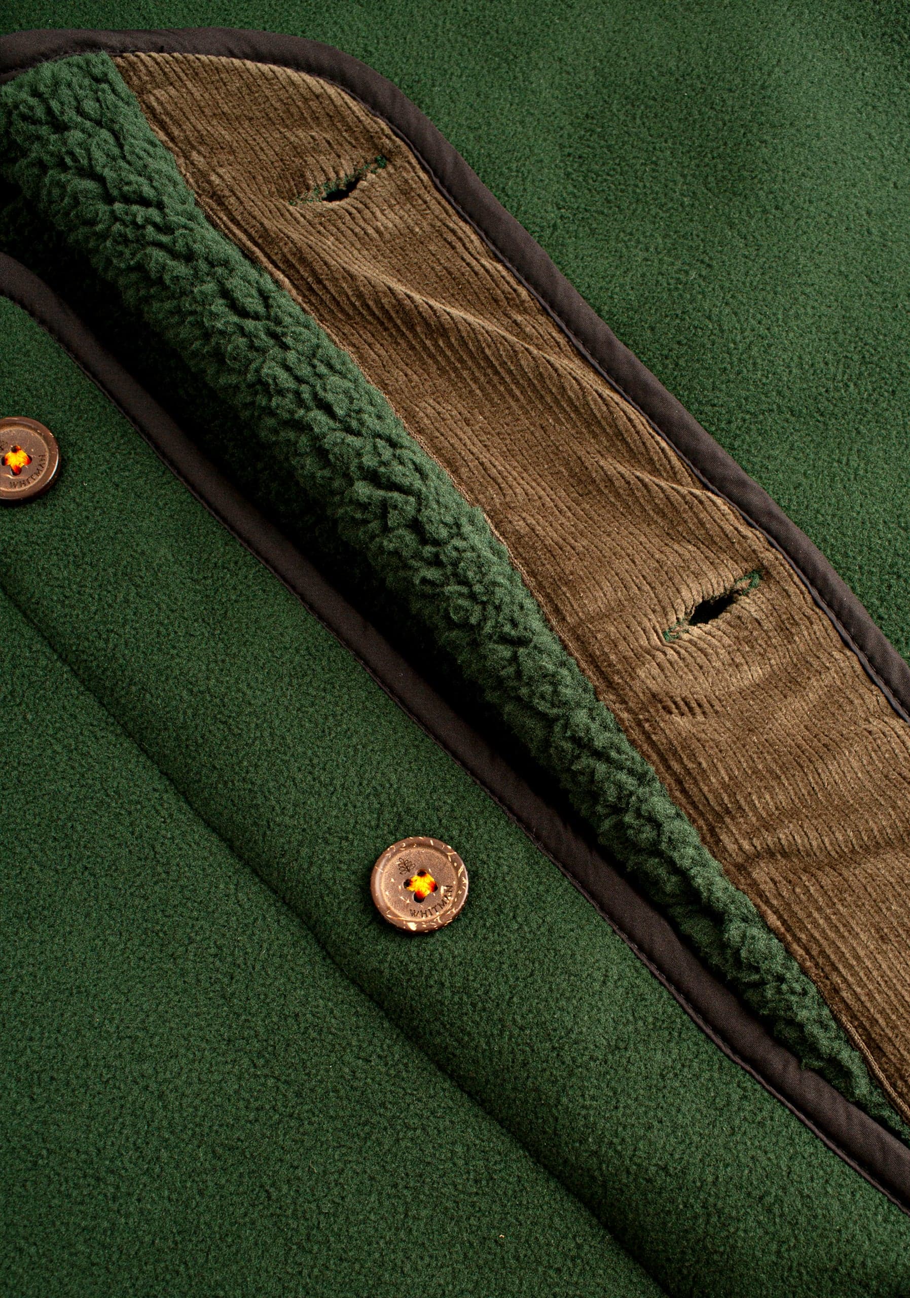 Chaleco H Adam Sherpa Verde Osc. - imagen 4