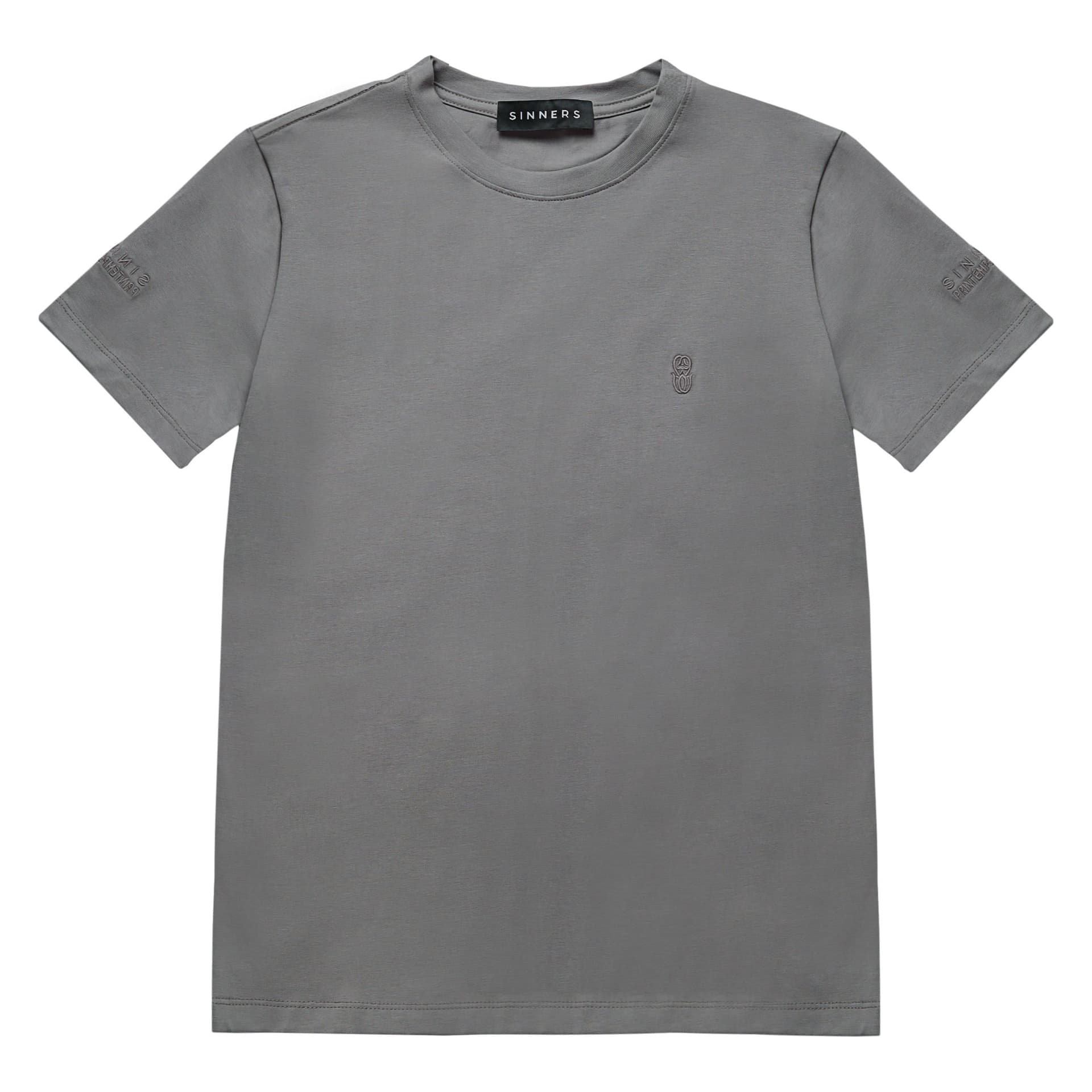 MONOGRAM SLIM GRAY T-SHIRT