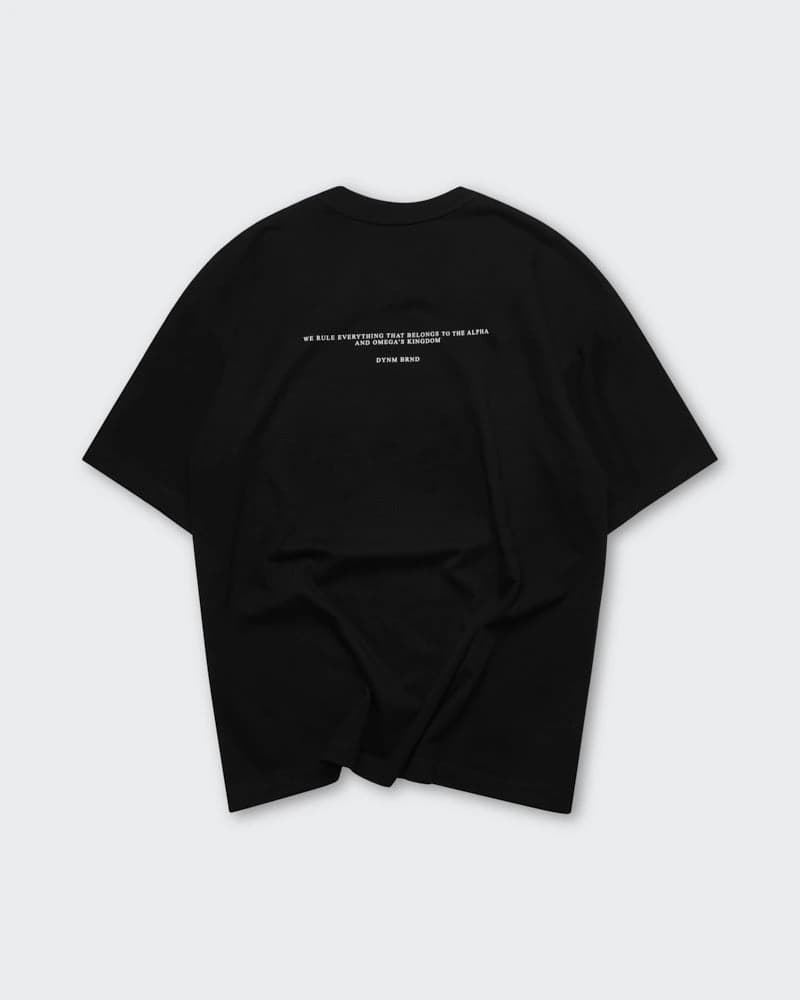 Camiseta Negra Oversize Alpha - imagen 5