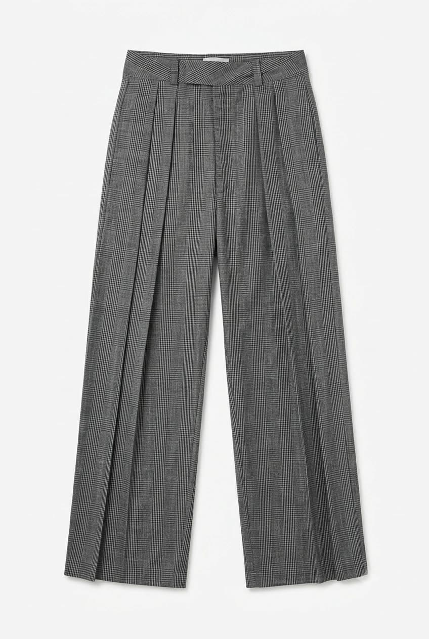 Checkered Office Pant
