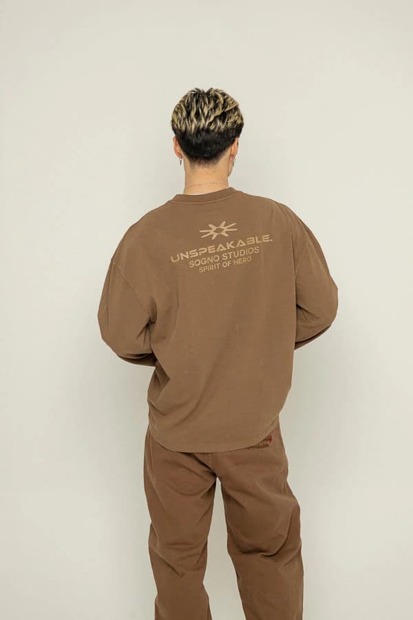 Buzo Unspeakable Long Sleeve-Marrón - imagen 3