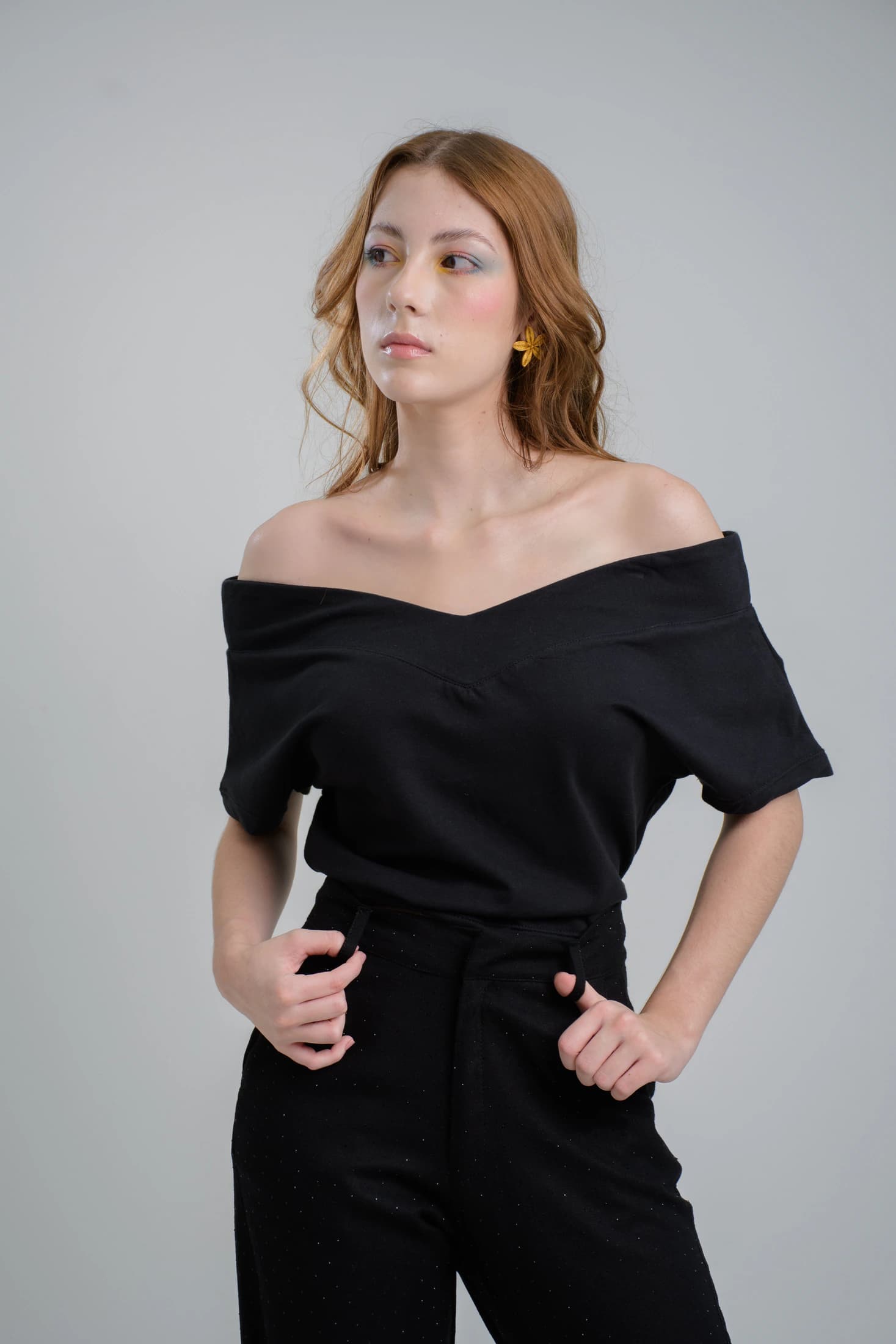 Blusa Spalla Black