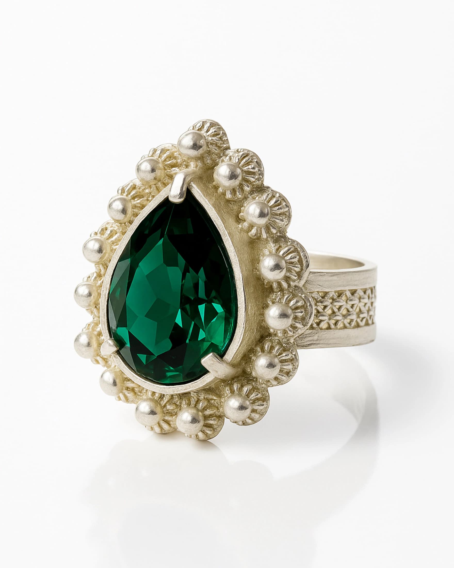 Anillo Tomatillo silver drop - imagen 1
