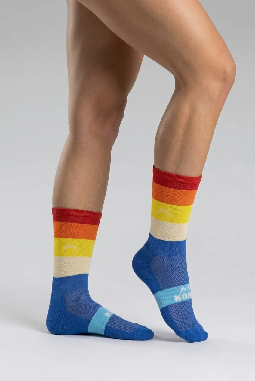 Medias Color Rush | Tejido Fantasy PRO, ciclismo y running