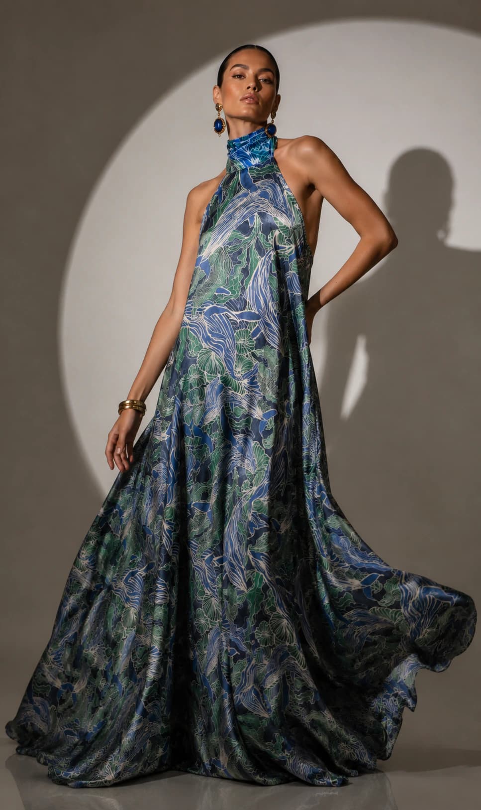 Vestido Apolinary Estampado Ballenas - imagen 2