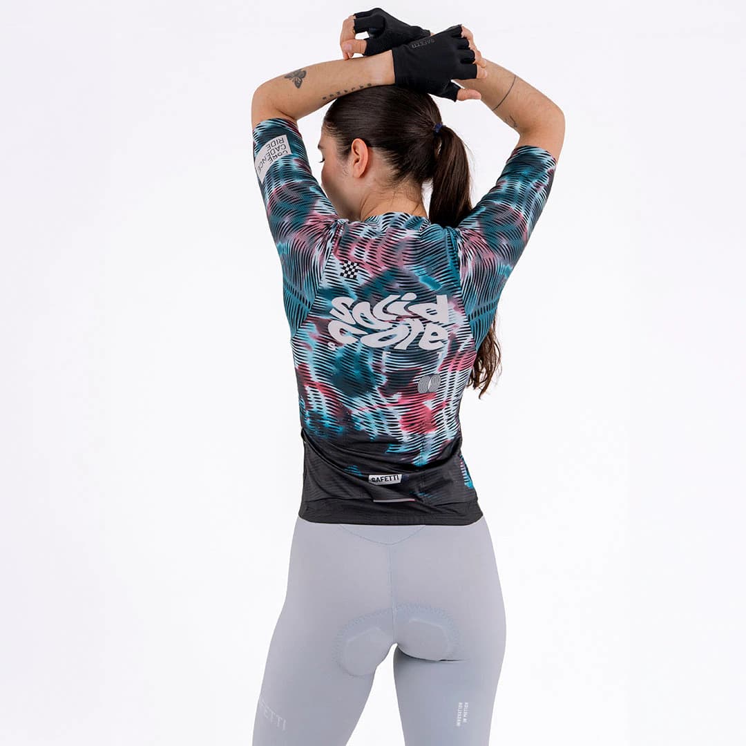 CAMISA CICLISMO MANGA CORTA SOLID CORE PARA MUJER - imagen 2
