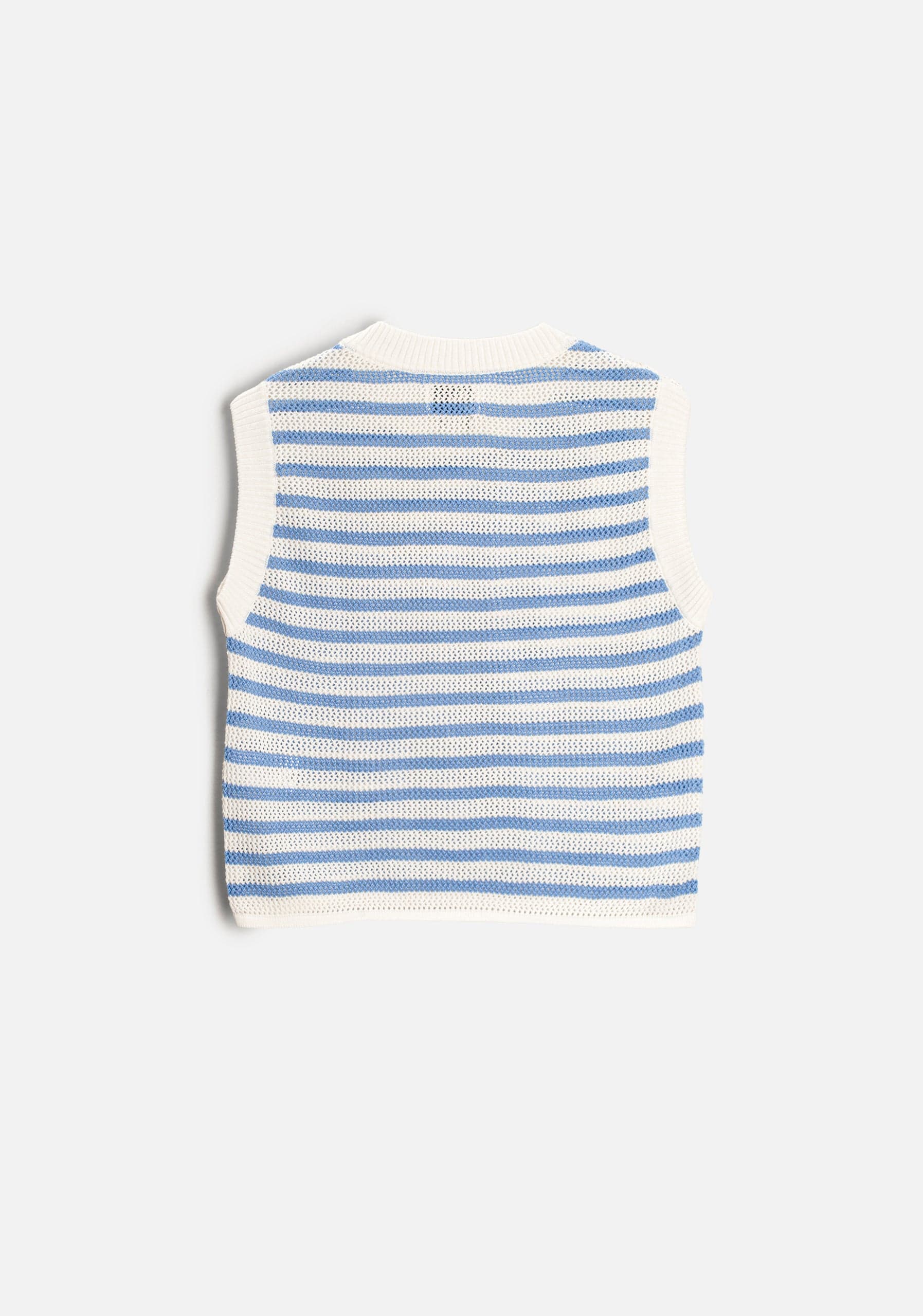 Camiseta M Serena Rayas Azul-Marfil - imagen 4