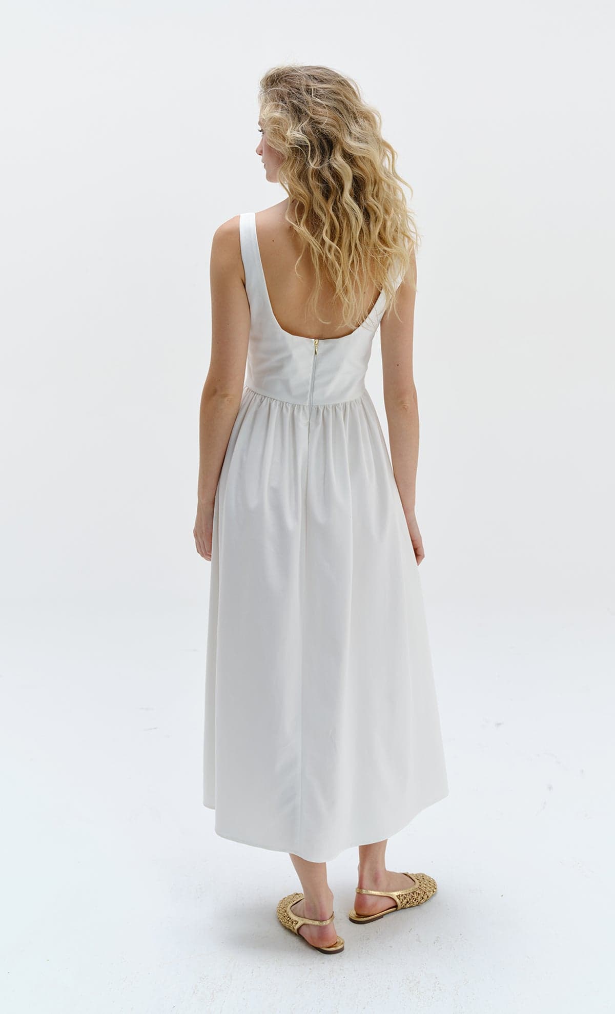 Vestido midi Mossy Ivory - imagen 2