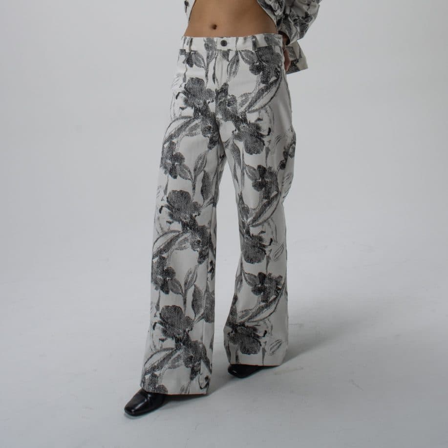 Pantalón – Eleonora – Flower Blanco