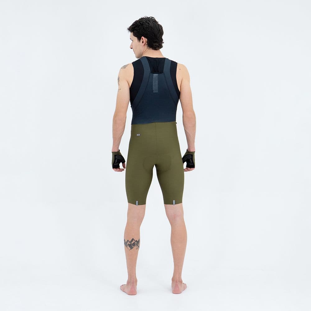 PANTALONETA CICLISMO TOSCANA 2.0 OLIVA PARA HOMBRE - imagen 2