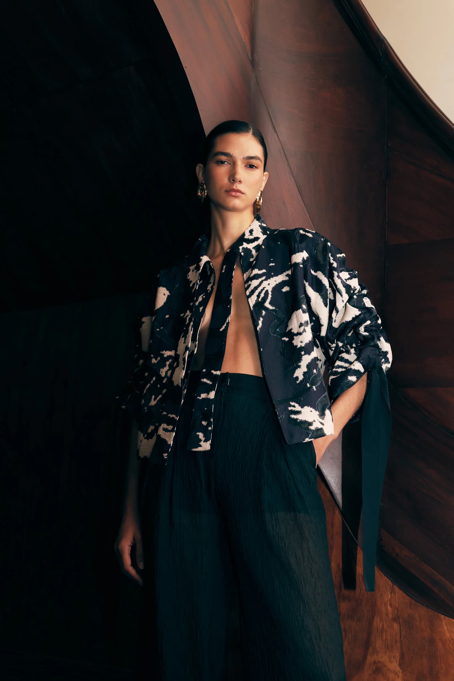 CHAQUETA AKRA JACQUARD