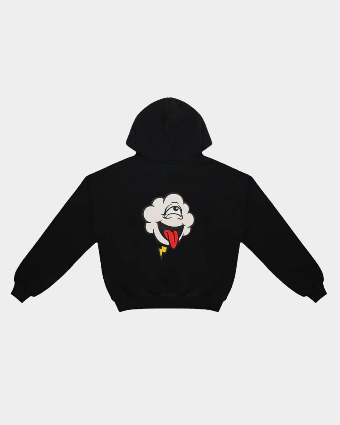 HOODIE NUBE NEGRO BOXY FIT - imagen 1