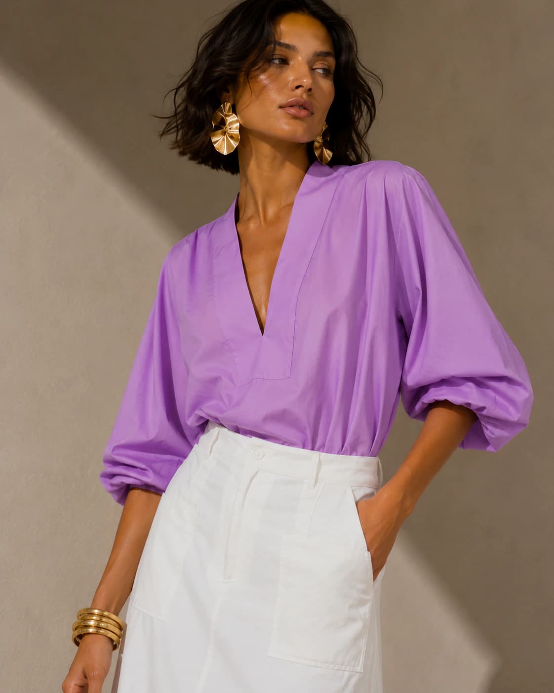 Blusa Polonia lila - imagen 2