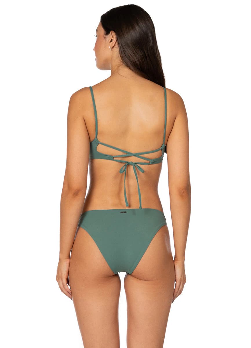 Maaji Eucalyptus Green Dainty Unmolded Underwire Bikini Top - imagen 2