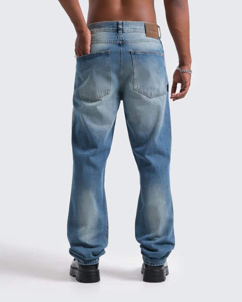 Jeans Azul Regular Distressed - imagen 5