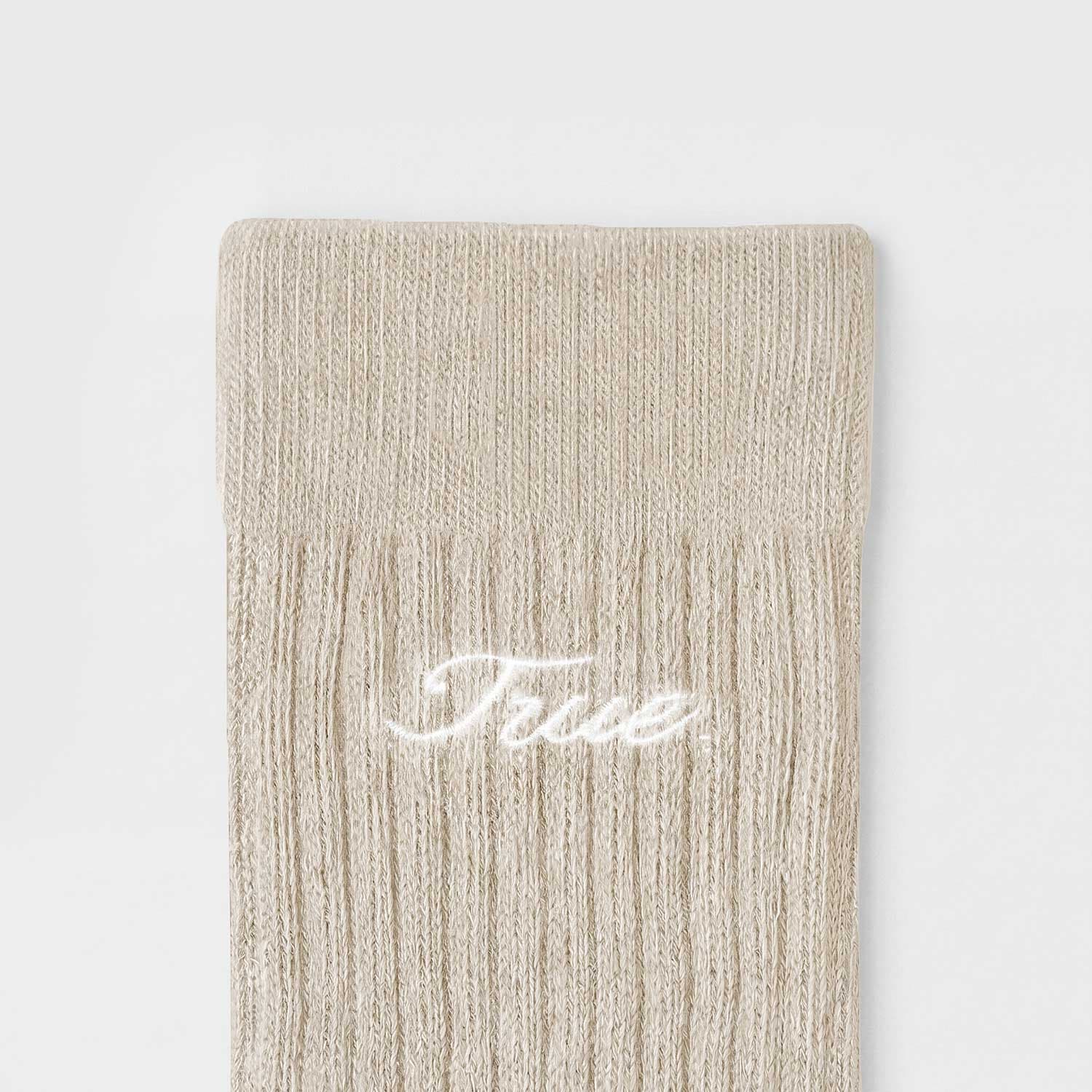 True Ribbed Socks - Camel - imagen 3