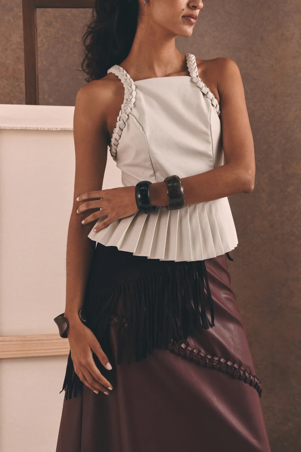 "LA FLACA" TOP IVORY - imagen 5