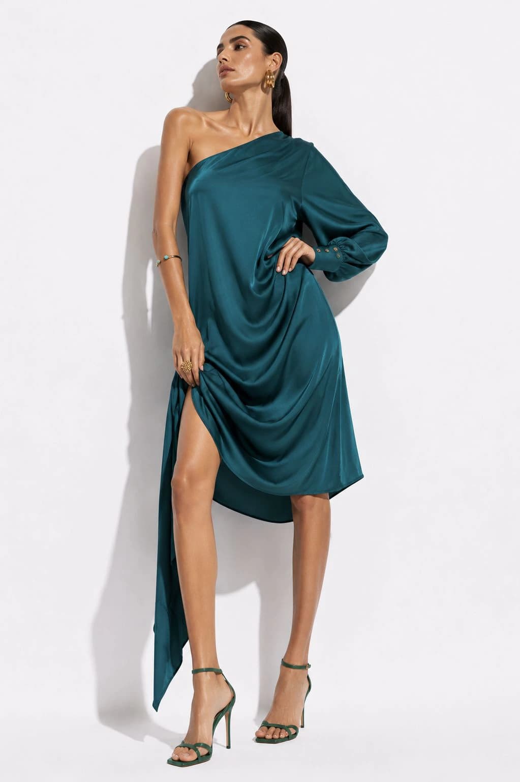 Vestido Bahía Verde Oliva - imagen 2