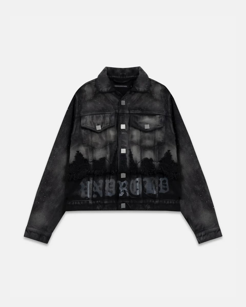 94' UNDRGLD Double Destroyed Jacket Vintage Gray - imagen 8