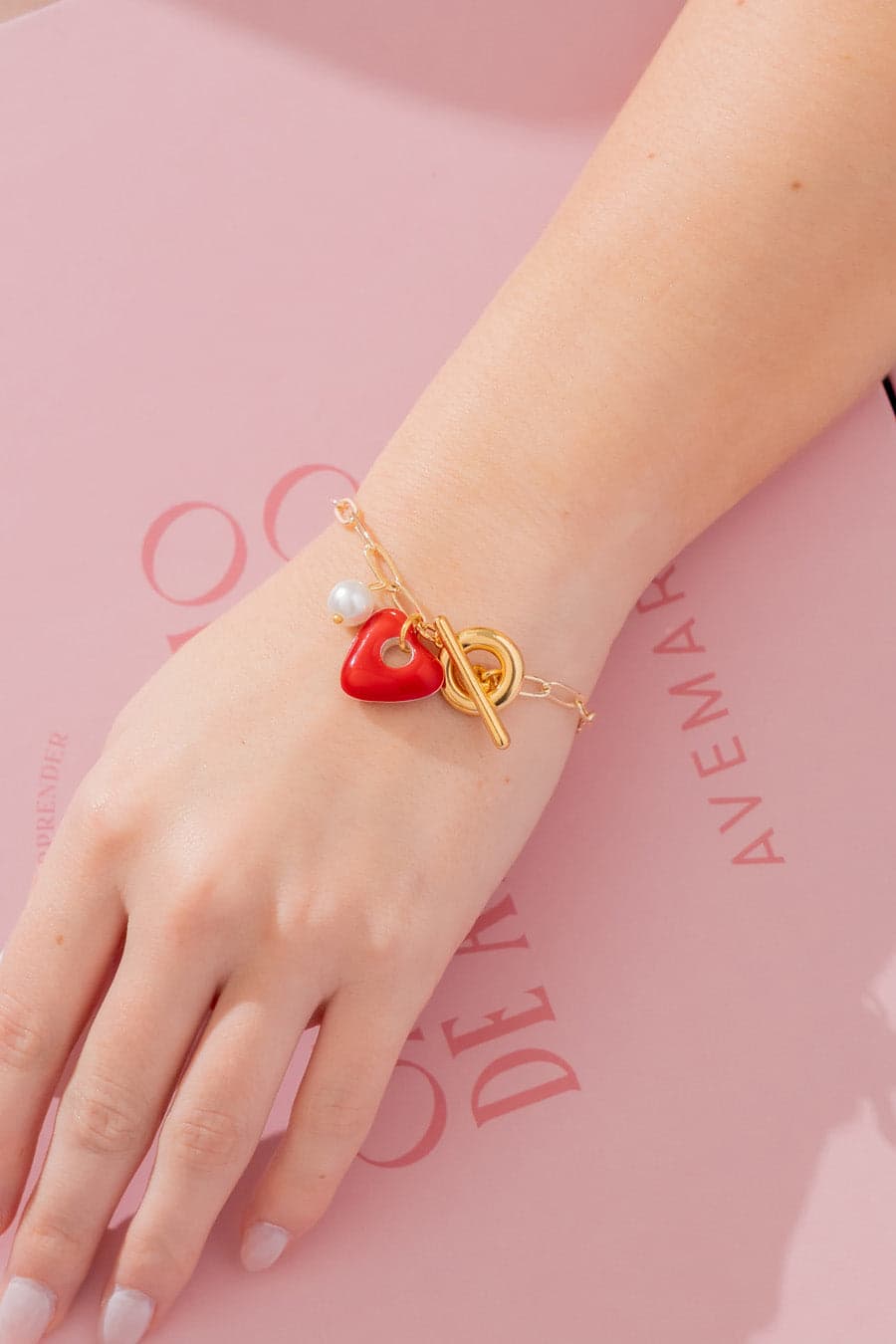 Pulsera Corazón Perla - imagen 4