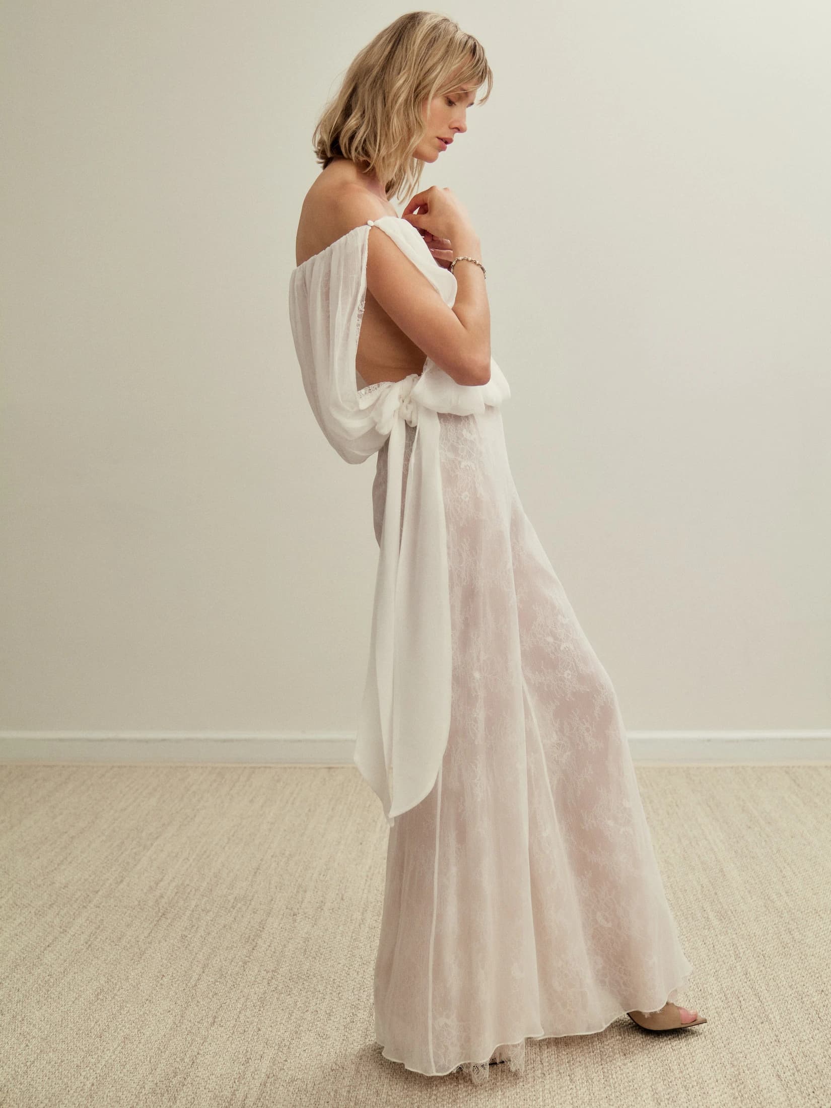 Aire White Blouse - imagen 3