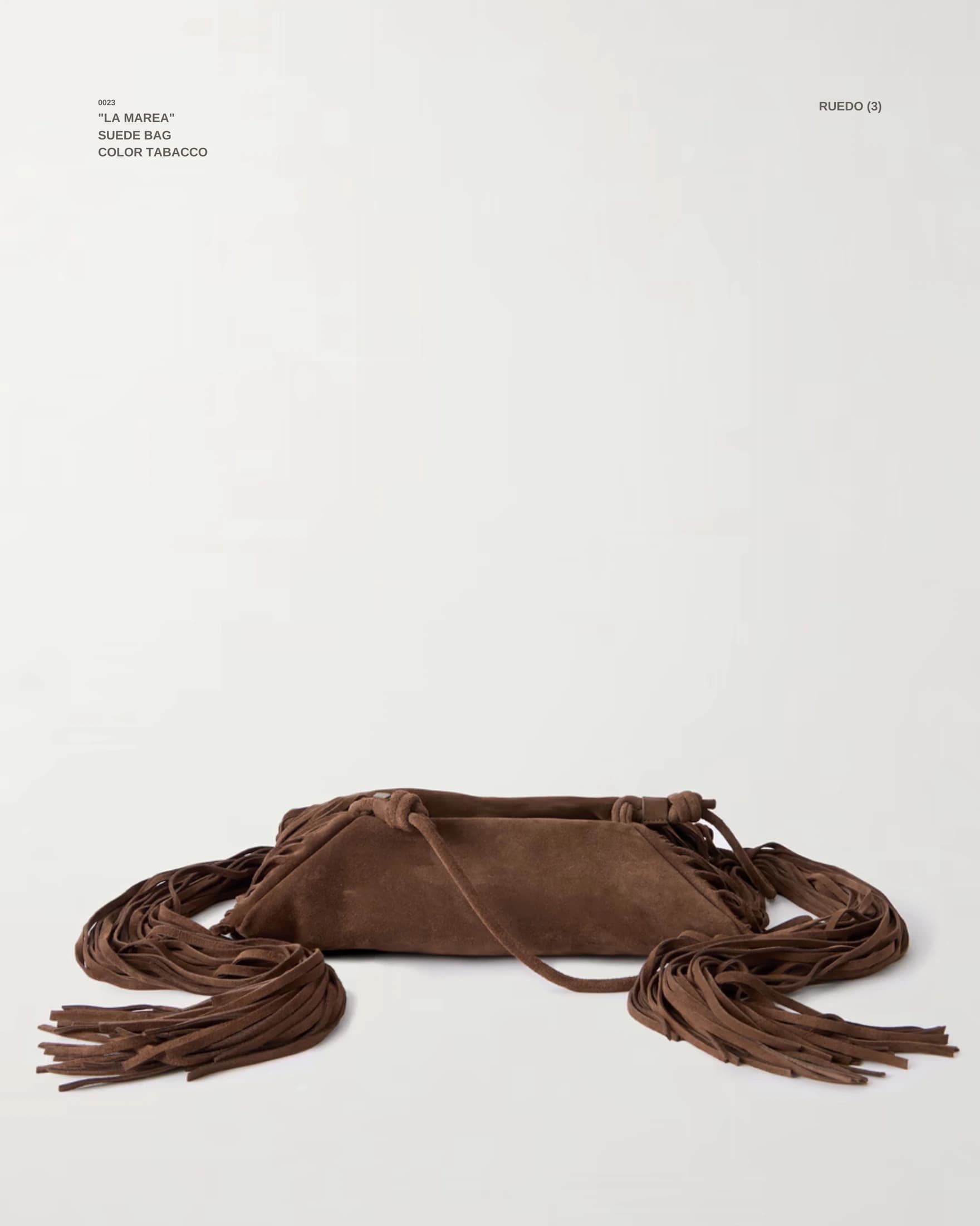 "LA MAREA" SUEDE BAG - imagen 6