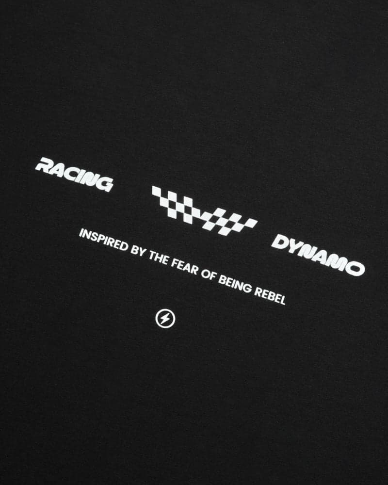 Polo Negro Oversize Fast Lane - imagen 4