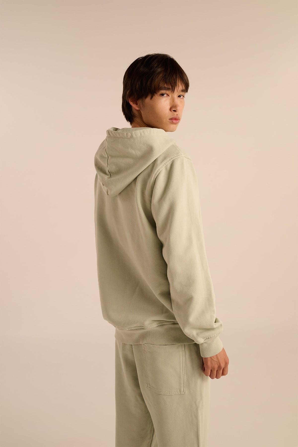CORE HOODIE LIGHT GREEN - imagen 6