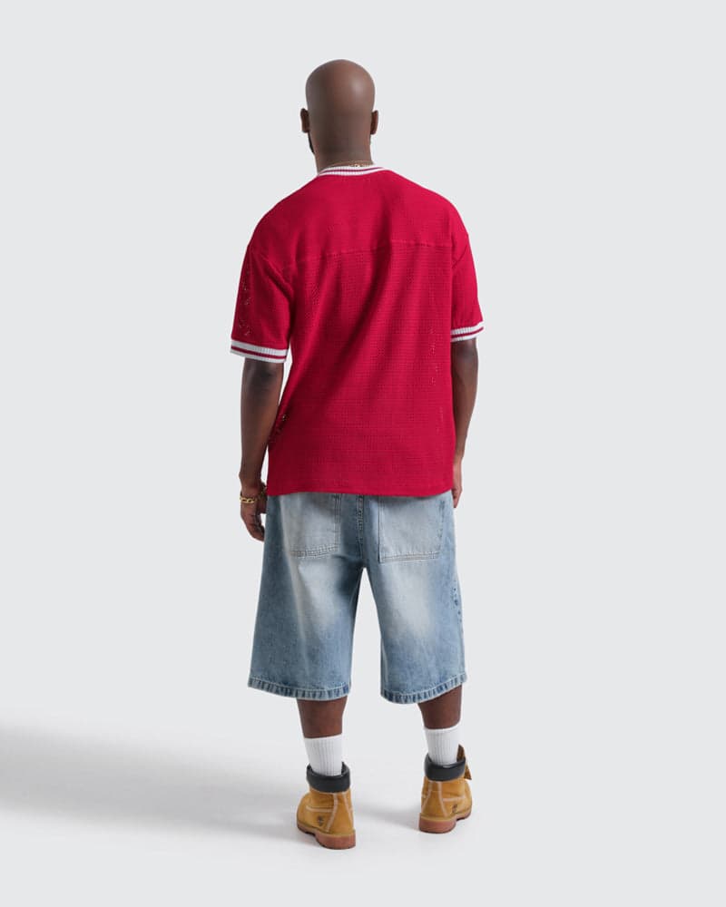 Camiseta Roja Oversize Dynasty 13 - imagen 6