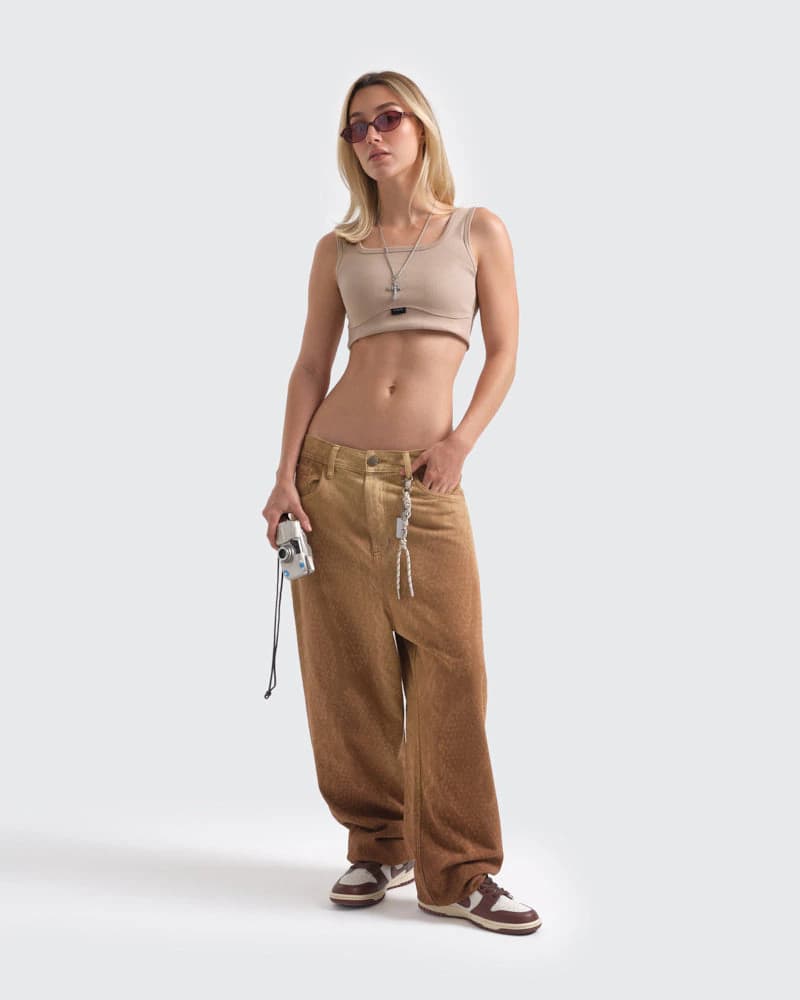 Crop Top Básico Nude - imagen 5