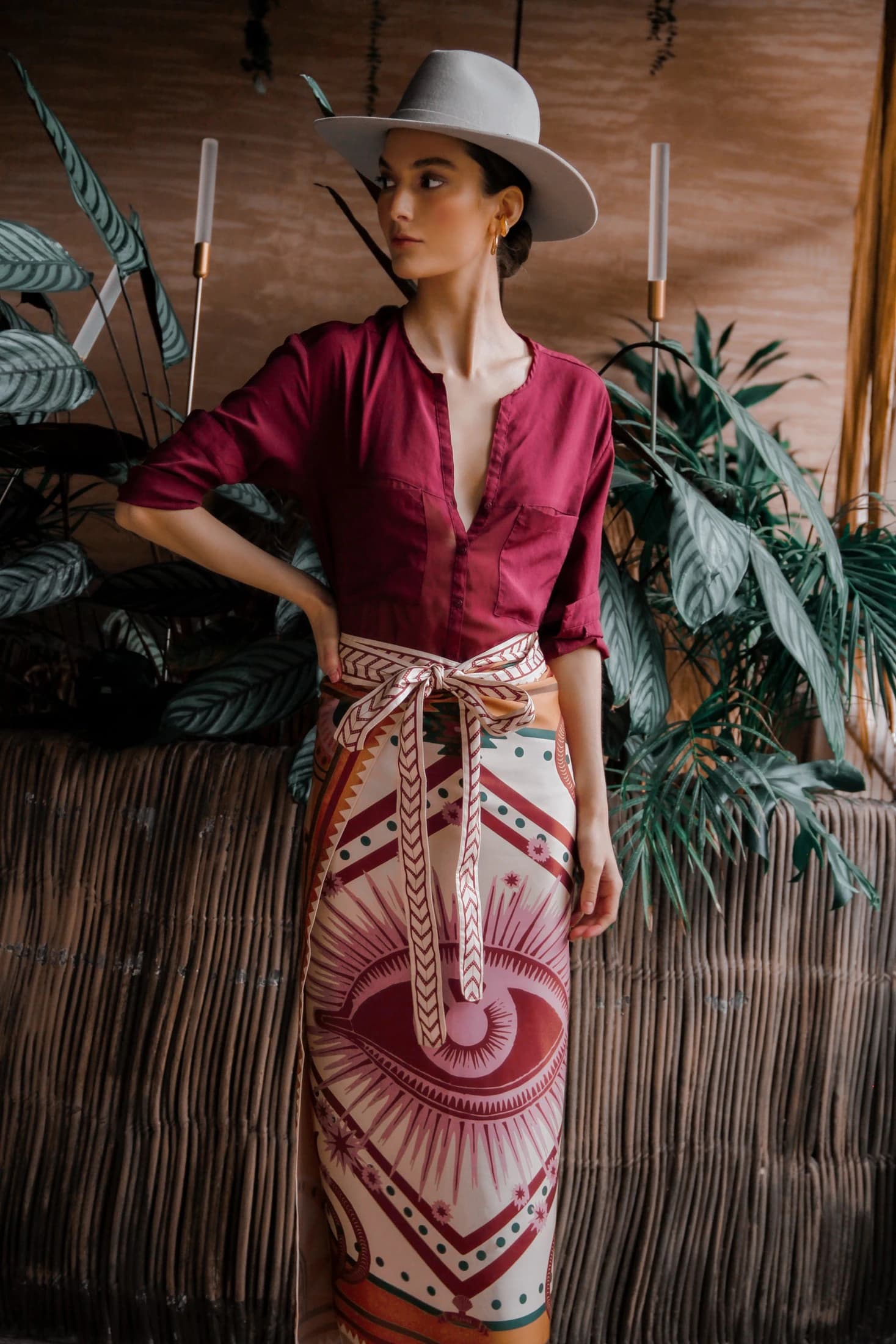 Sari Nazar, Crema / Vestido - Falda - imagen 7