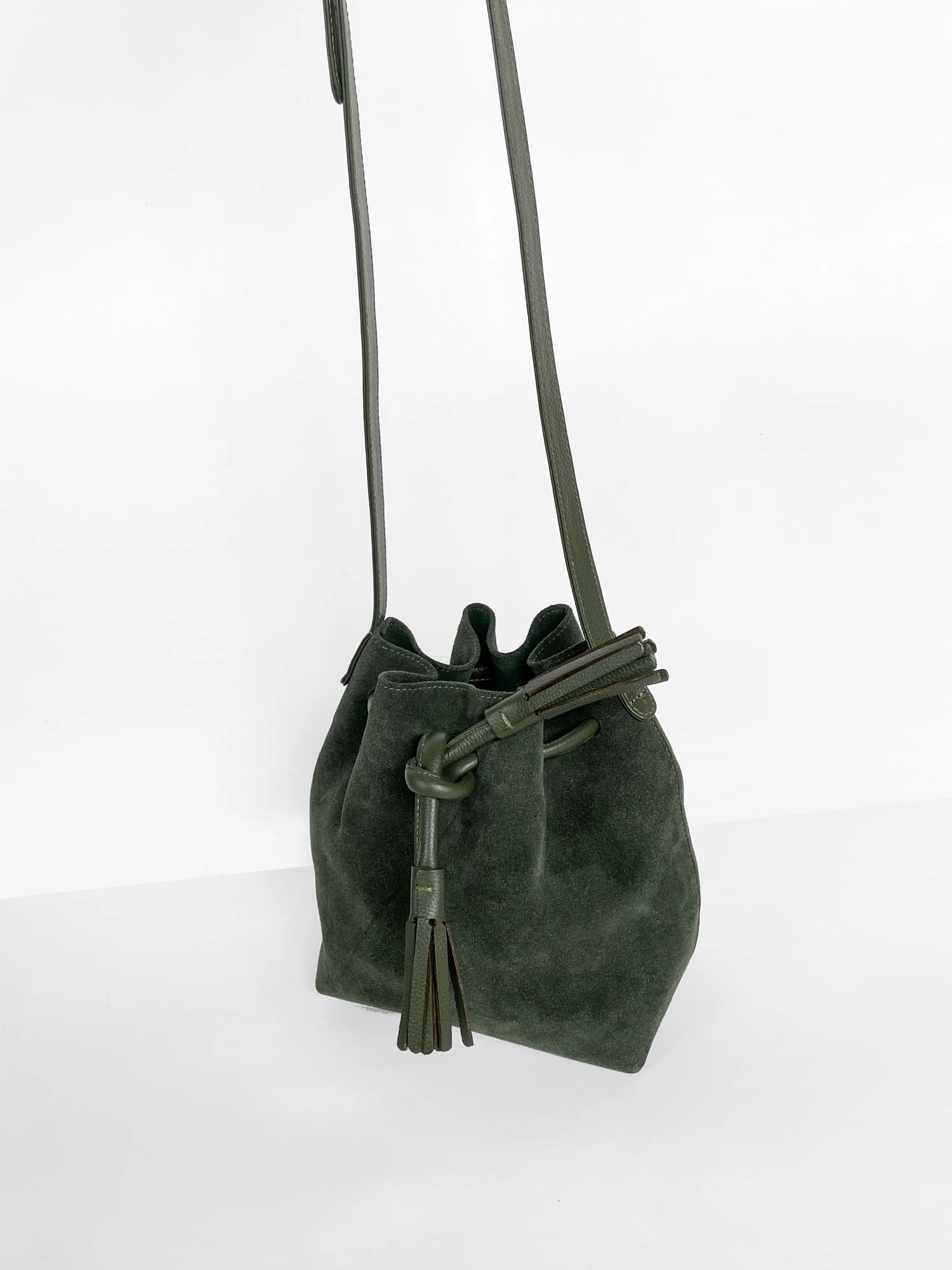 Boho Bucket - Verde, Edición en gamuza. - imagen 2