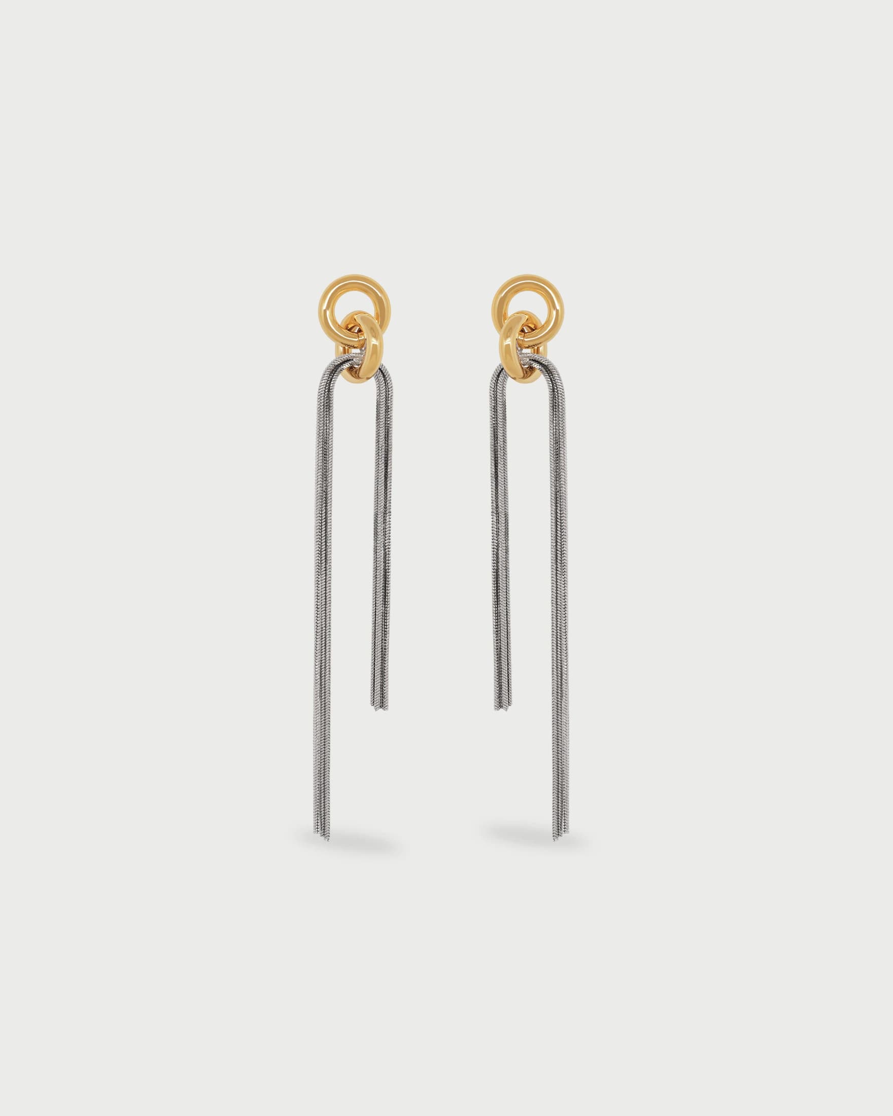 Aretes Largos Eslabones y Cadenas