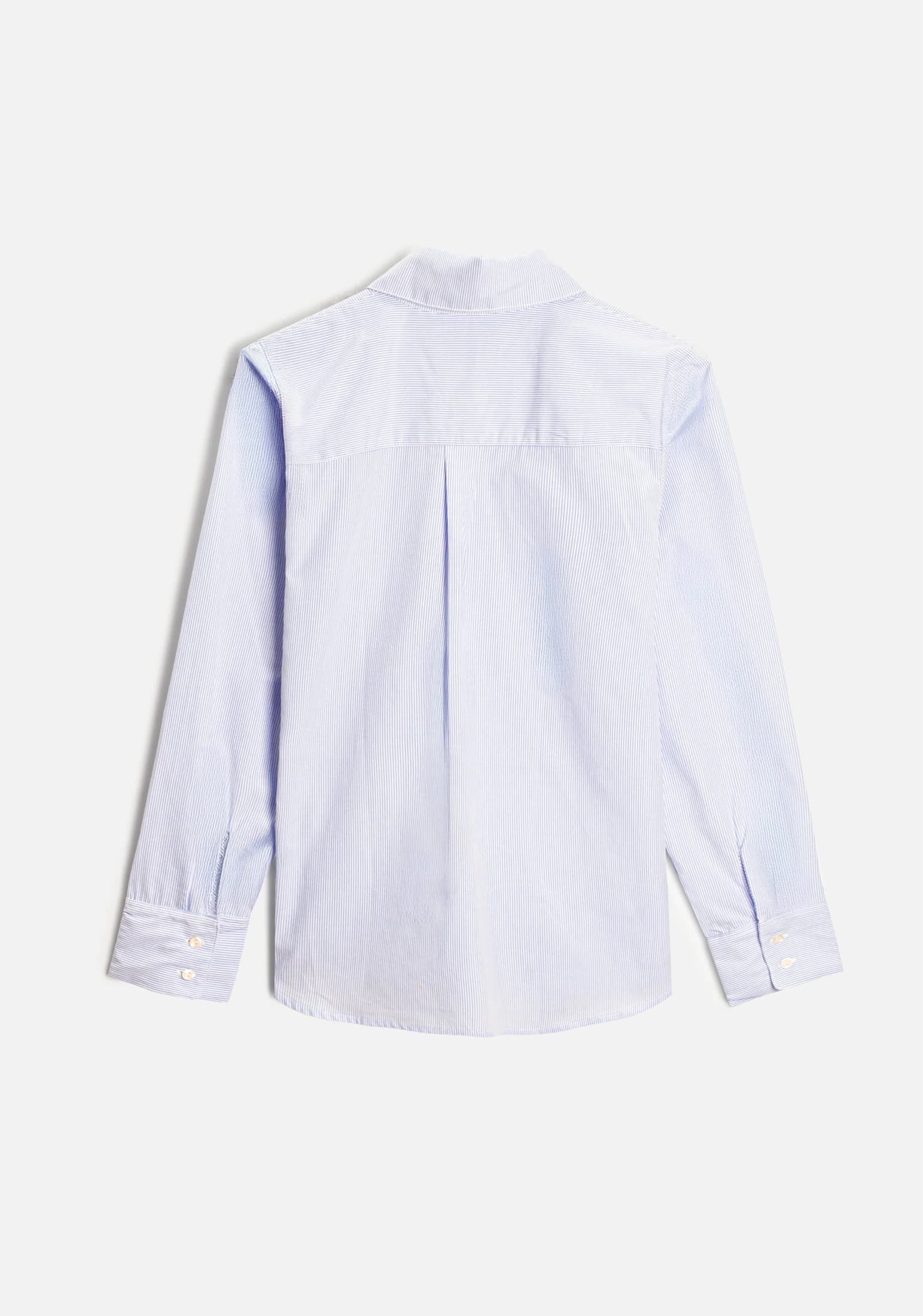 Camisa M Isabella Rayas Azul Claro - imagen 4
