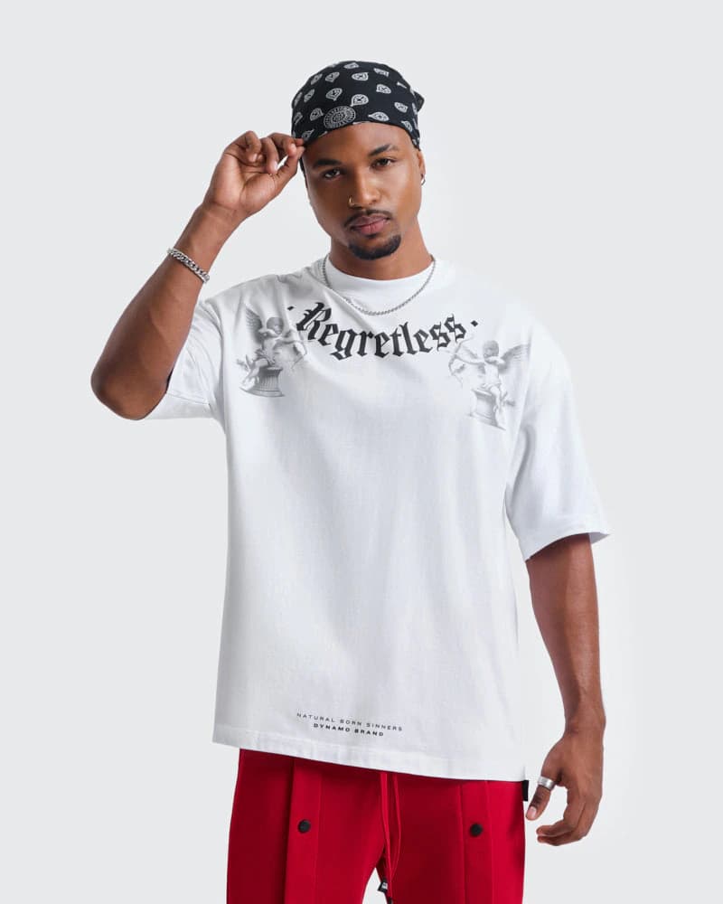 Camiseta Blanca Oversize Rebel - imagen 3