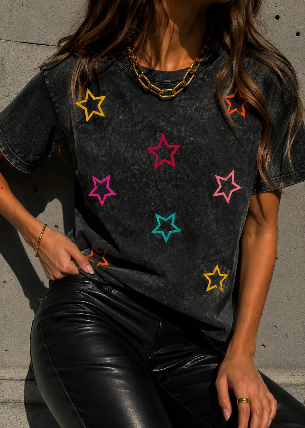 CAMISETA ACID WASH GALAXY - imagen 2