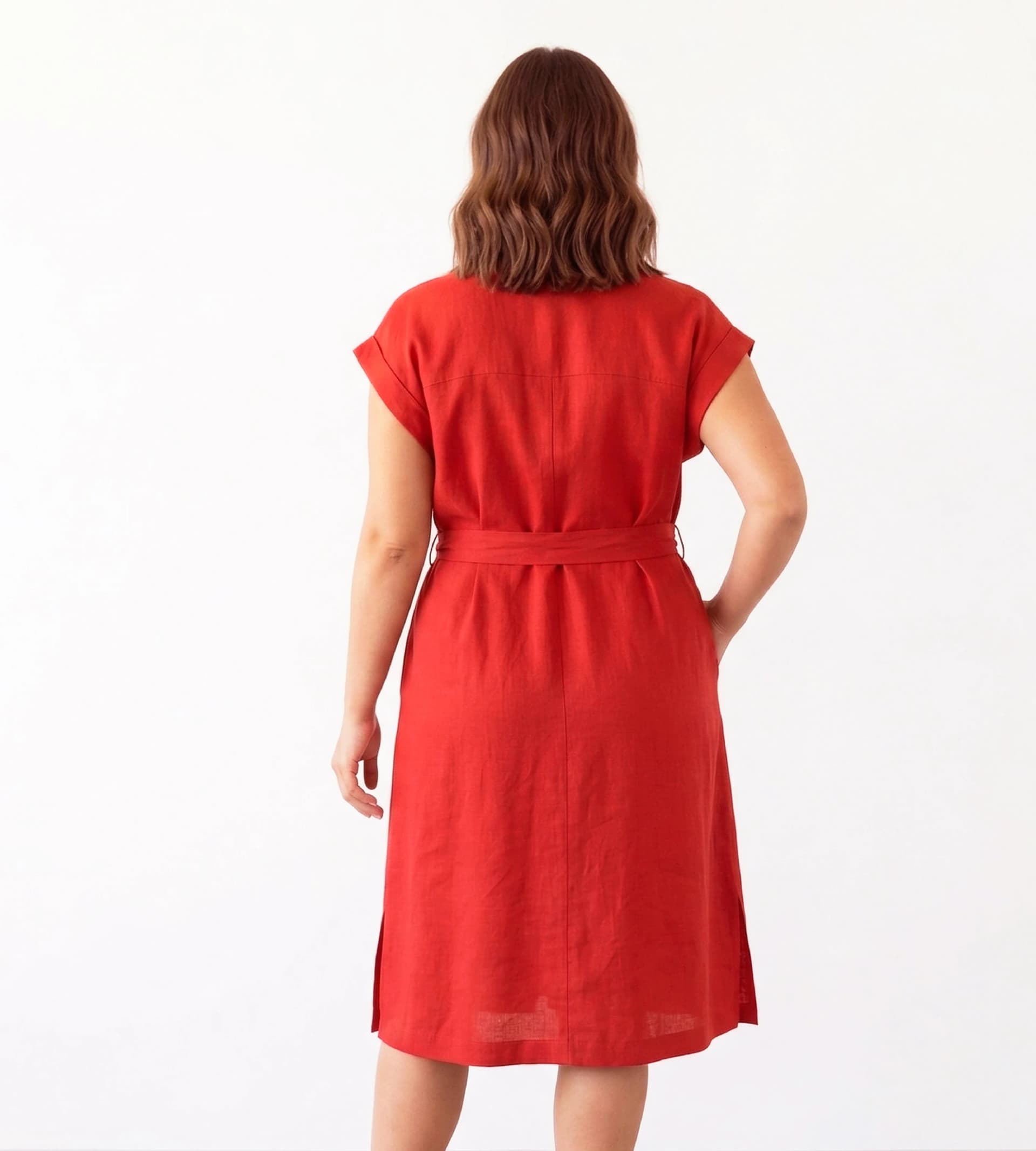 VESTIDO CON CINTURON REF 1142770 - imagen 2