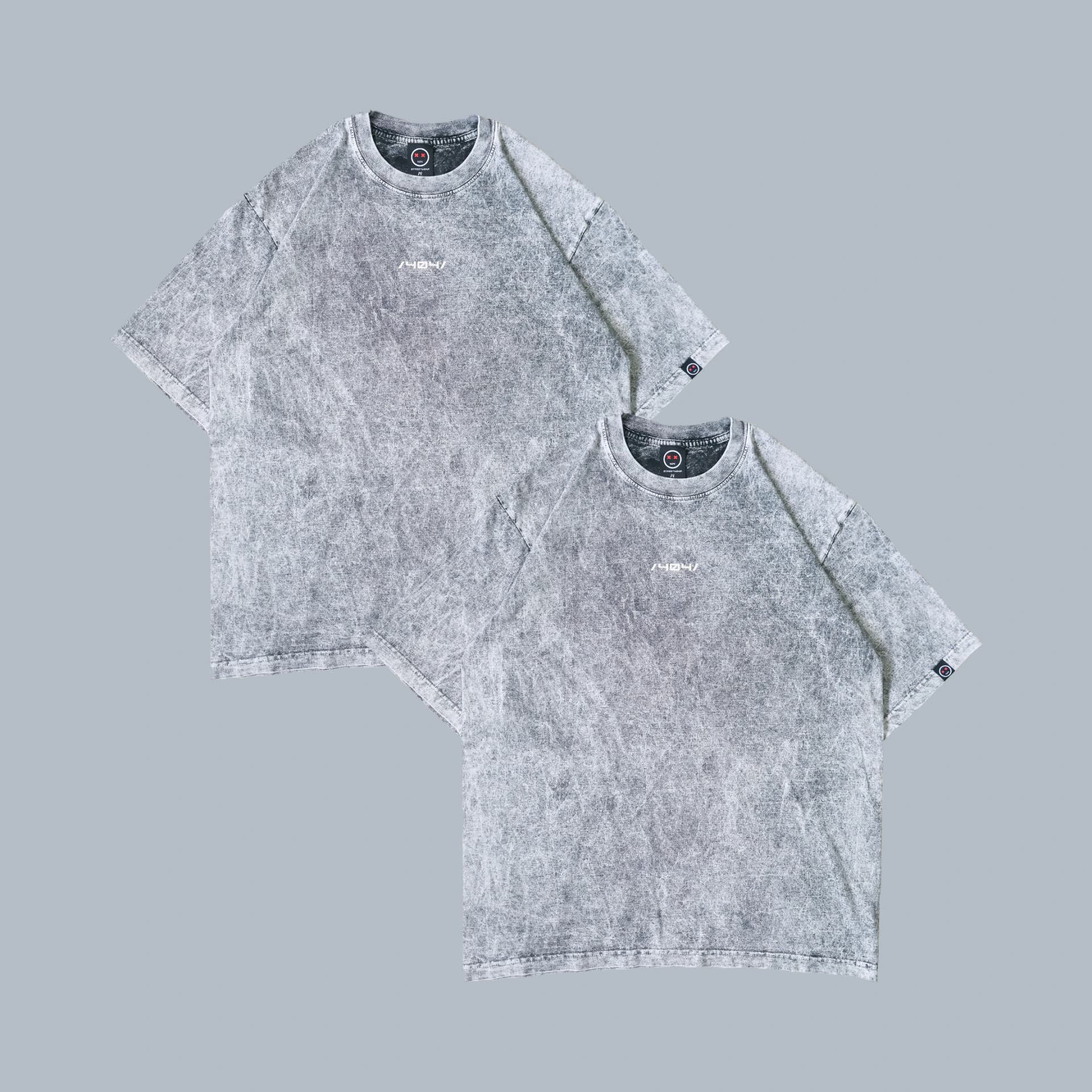 Camiseta Oversize Acid Wash Core Pack X2