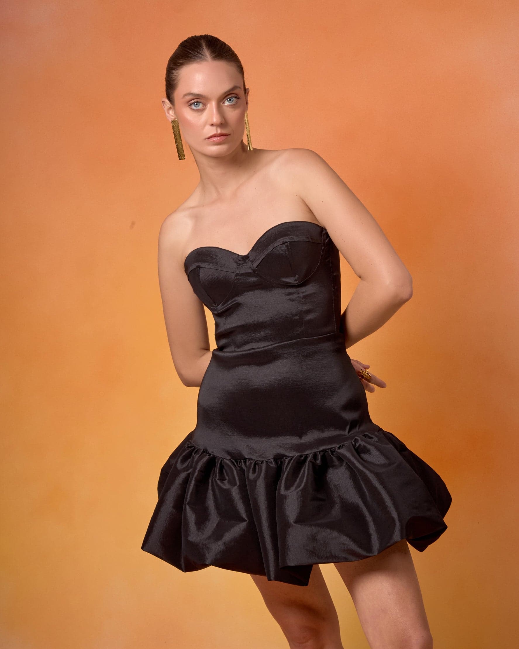 Vestido Estrella De Mar Negro - imagen 3