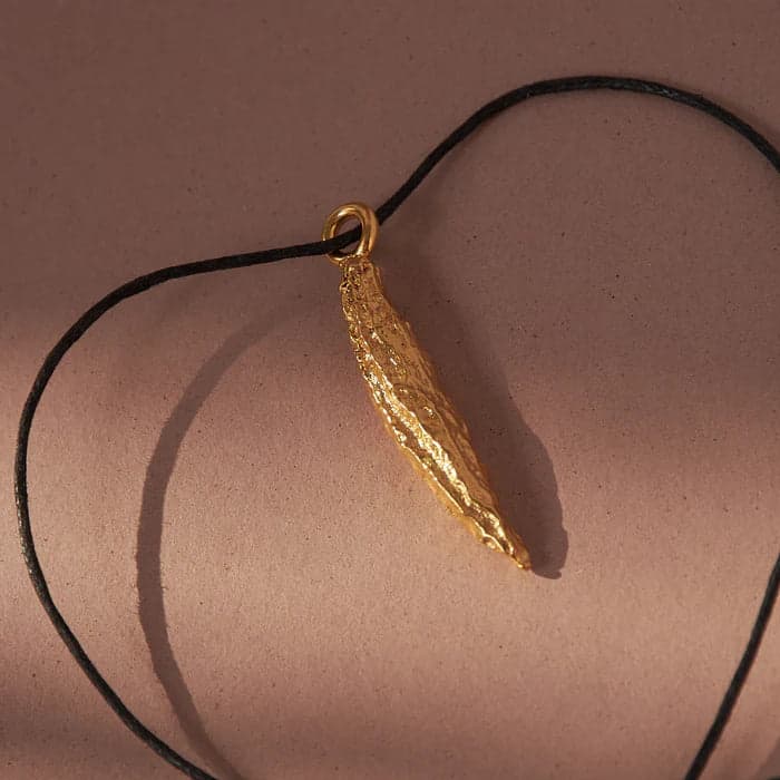 COLLAR CACAO MINI HILO NEGRO - imagen 3