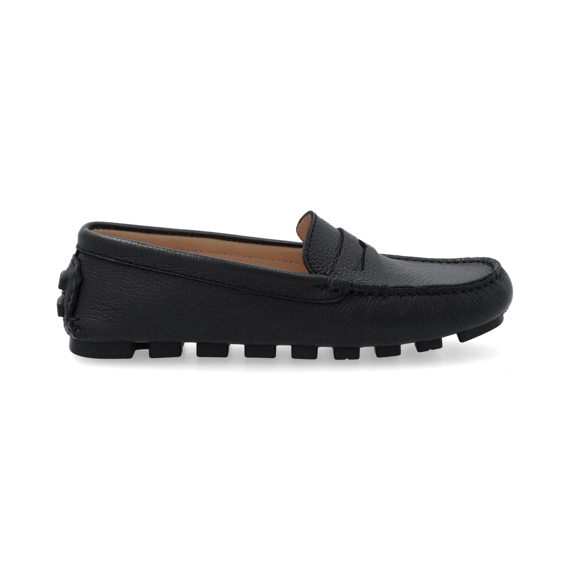 Mocasines Mujer Penny Cuero Negro - imagen 4