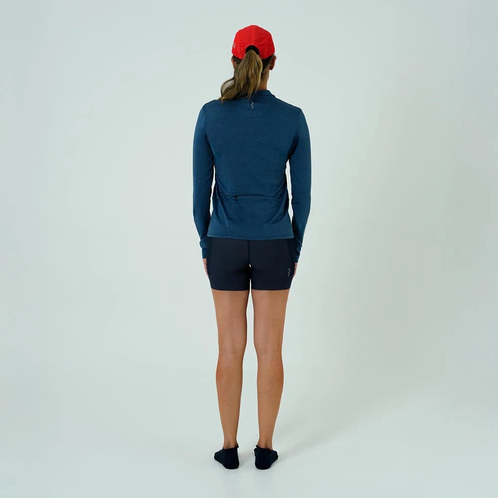 CAMISETA RUNNING MANGA LARGA ACTIVE BLUE PARA MUJER - imagen 2
