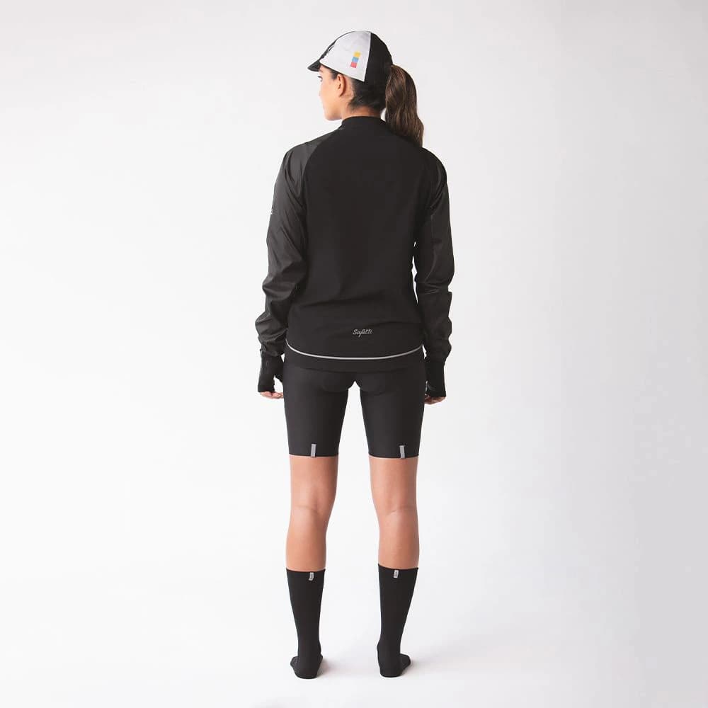 CHAQUETA CICLISMO AQUALITE NERO PARA MUJER - imagen 2