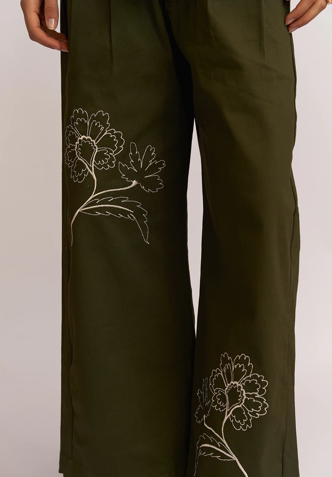 Pantalón Botánica Oliva - imagen 2