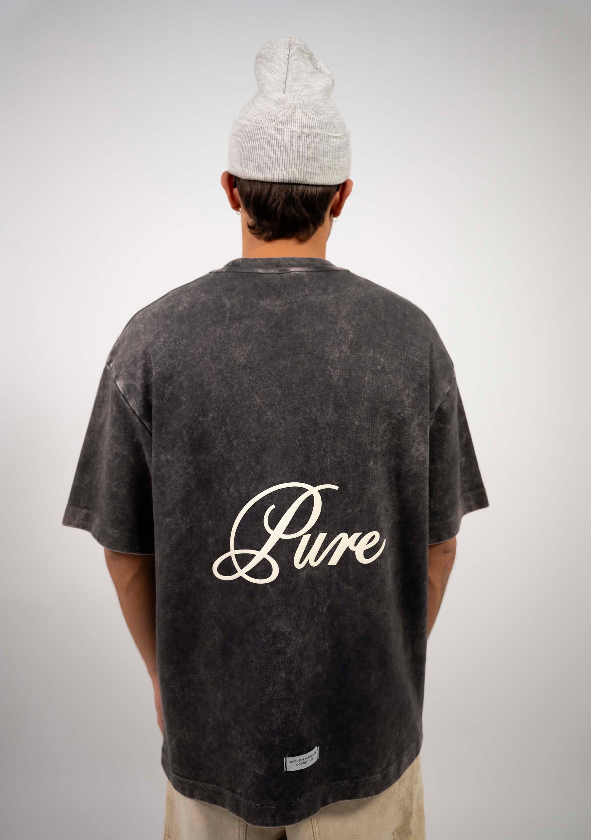 Washed Black Logo T-Shirt - imagen 2