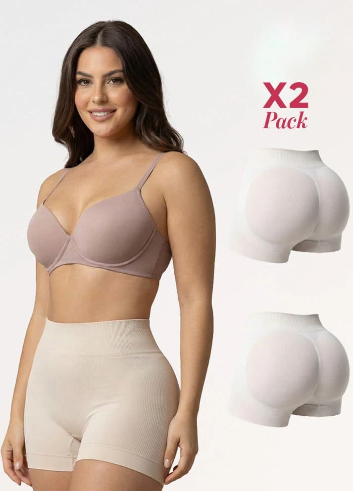 Kit de 2 Panty Seamless: Short invisible y levanta glúteos | Salome 1203 | Ant 7003