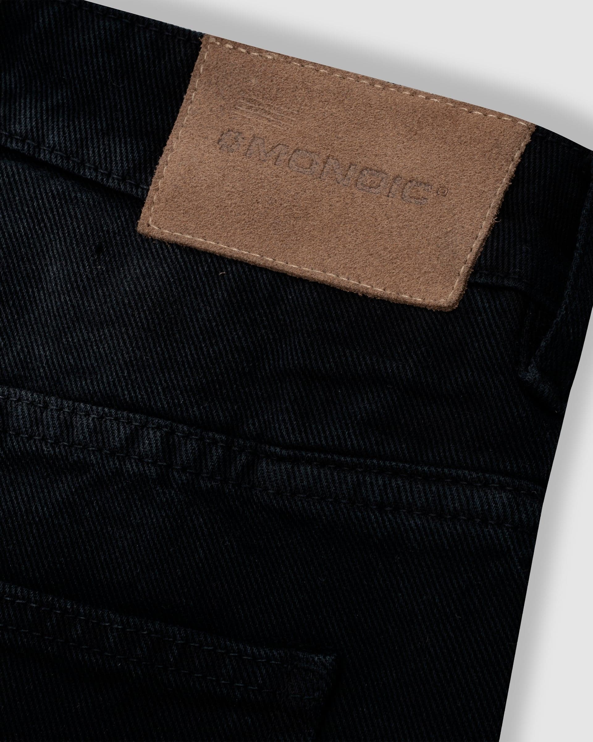 Pocket Straight Pants – Negro Desgastado - imagen 4