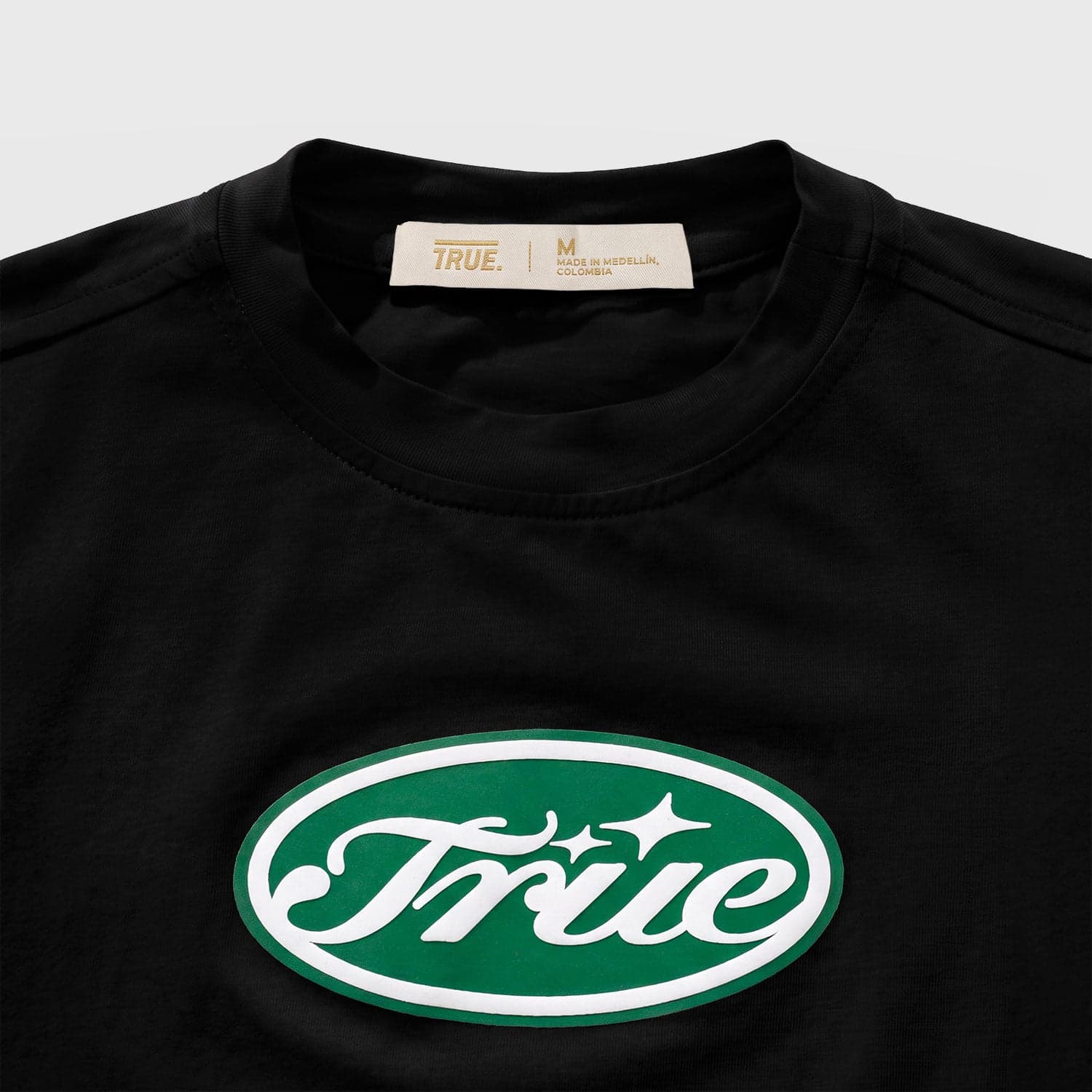 True Stamp Slim Tee - Black/Green - imagen 2