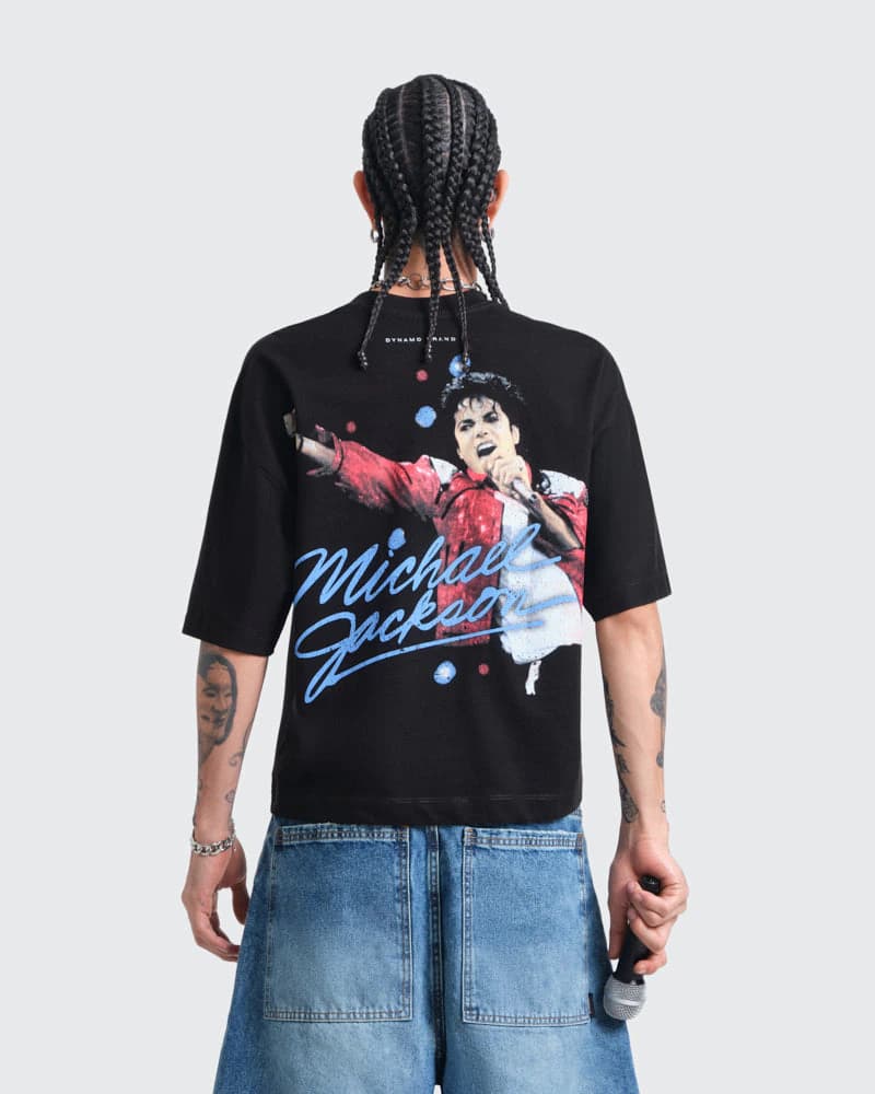 Camiseta Negra Boxy King of Pop - imagen 4